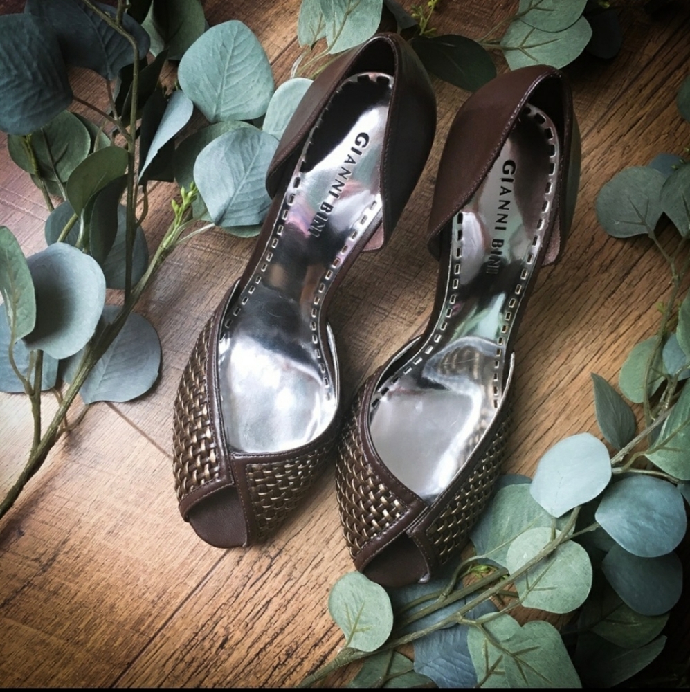 Gianni Bini Open Toe Pumps Sz. 7.5